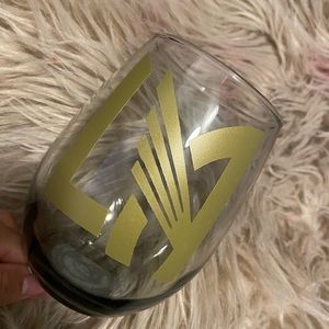 LAFC wine glass.